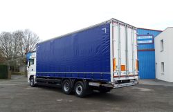 Poids Lourds  Plateaux  Bache Rideau Coulissant  Hayon