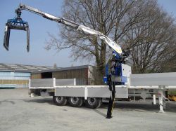 Semi Remorque Ridelle Grue Kennis