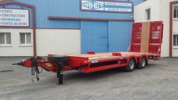 Remorque Poids Lourds  Porte Engins  Rampes Hydraulique