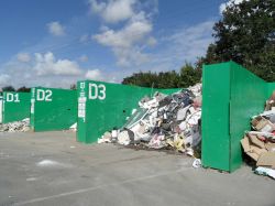 Cloison Mobile Acier Dechets